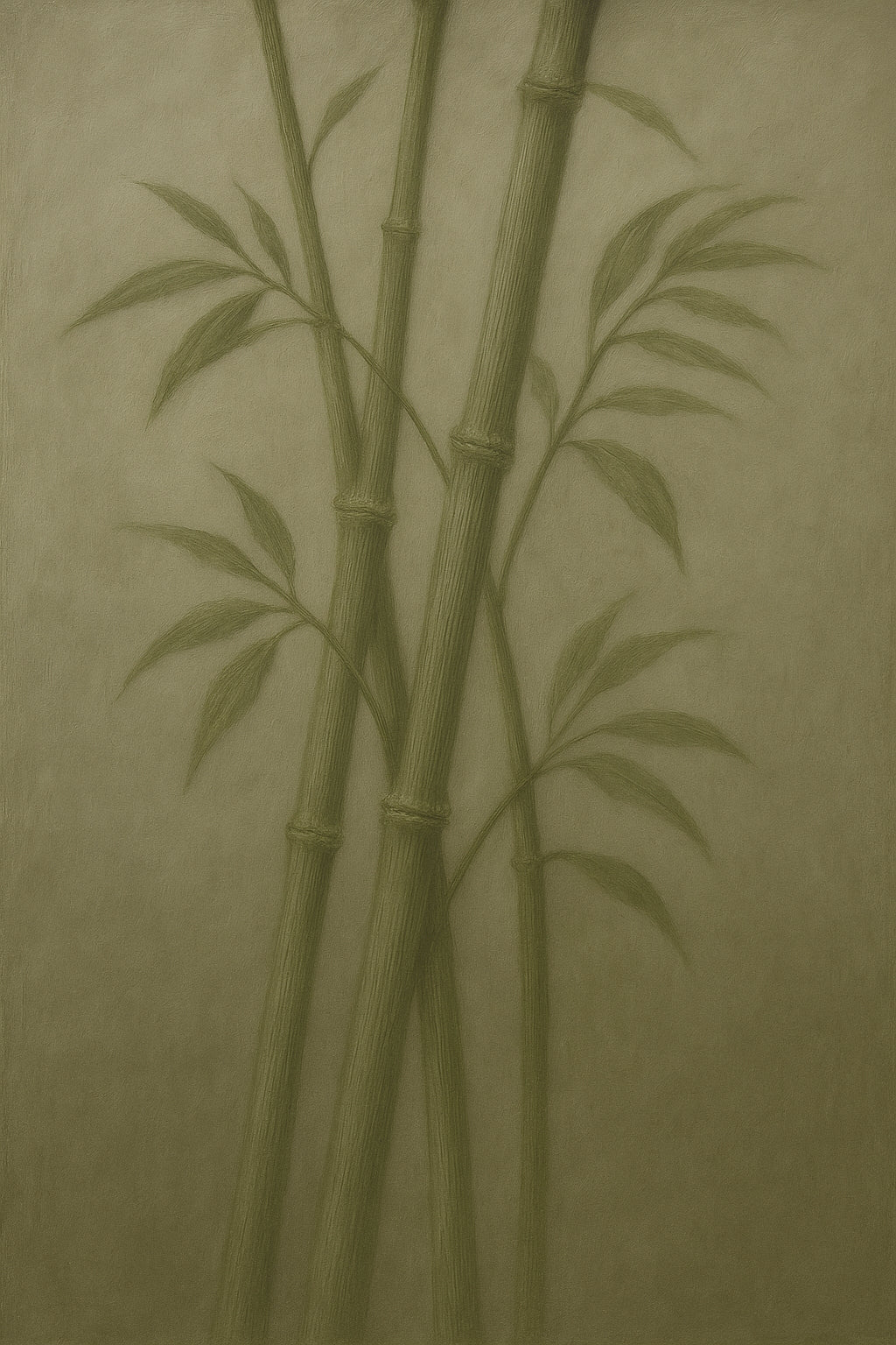 Green Bamboo - Classic Wall Art