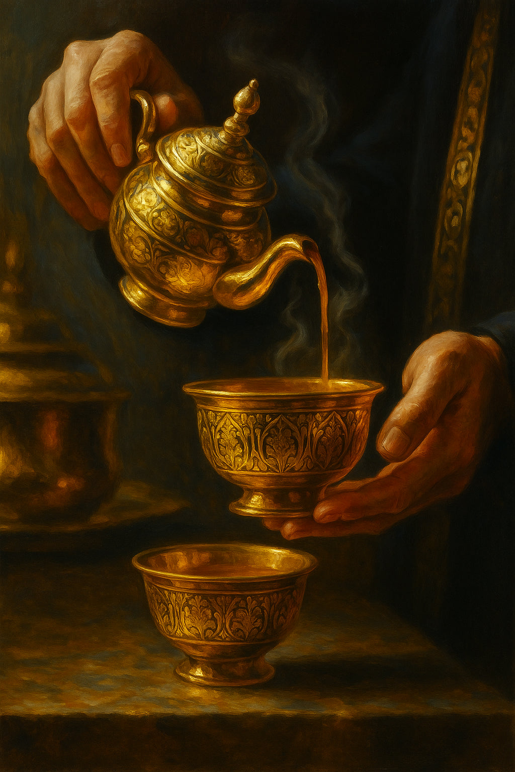 Golden Cups - Classic Wall Art