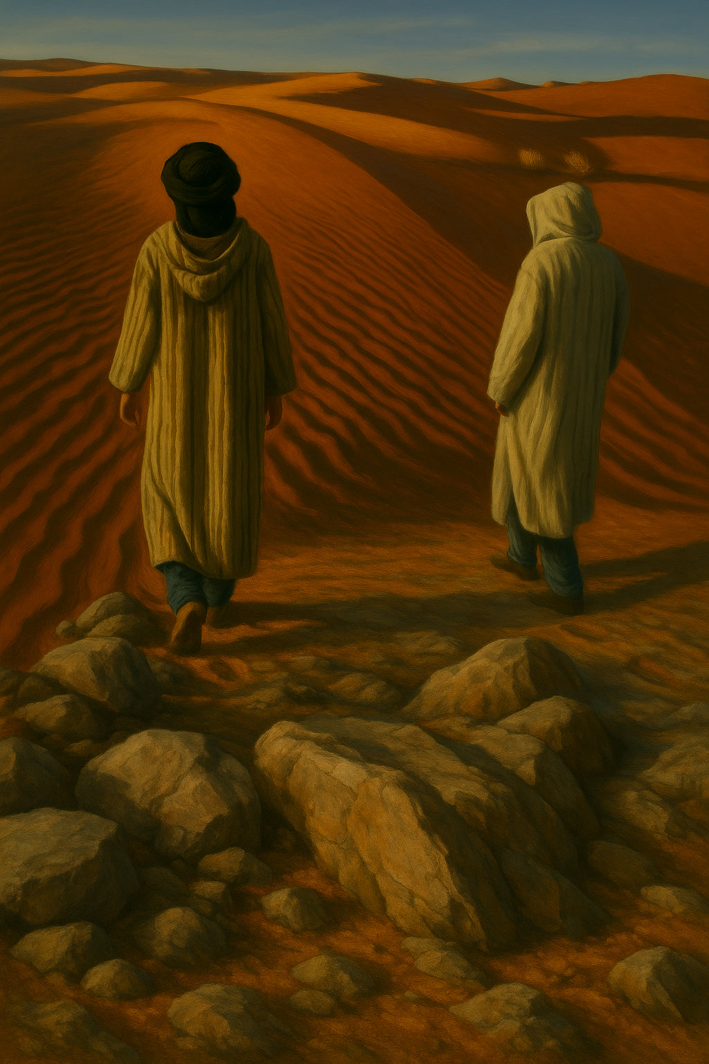 Walking in the dessert - Classic Wall Art