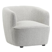 Lunaro naturel bouclé fauteuil