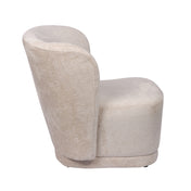 Serenella beige stoffen fauteuil