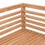 Curated Luxury Artisan Two-Seater Sofa in Natural Materials