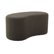 Ada grey bouclé pouf
