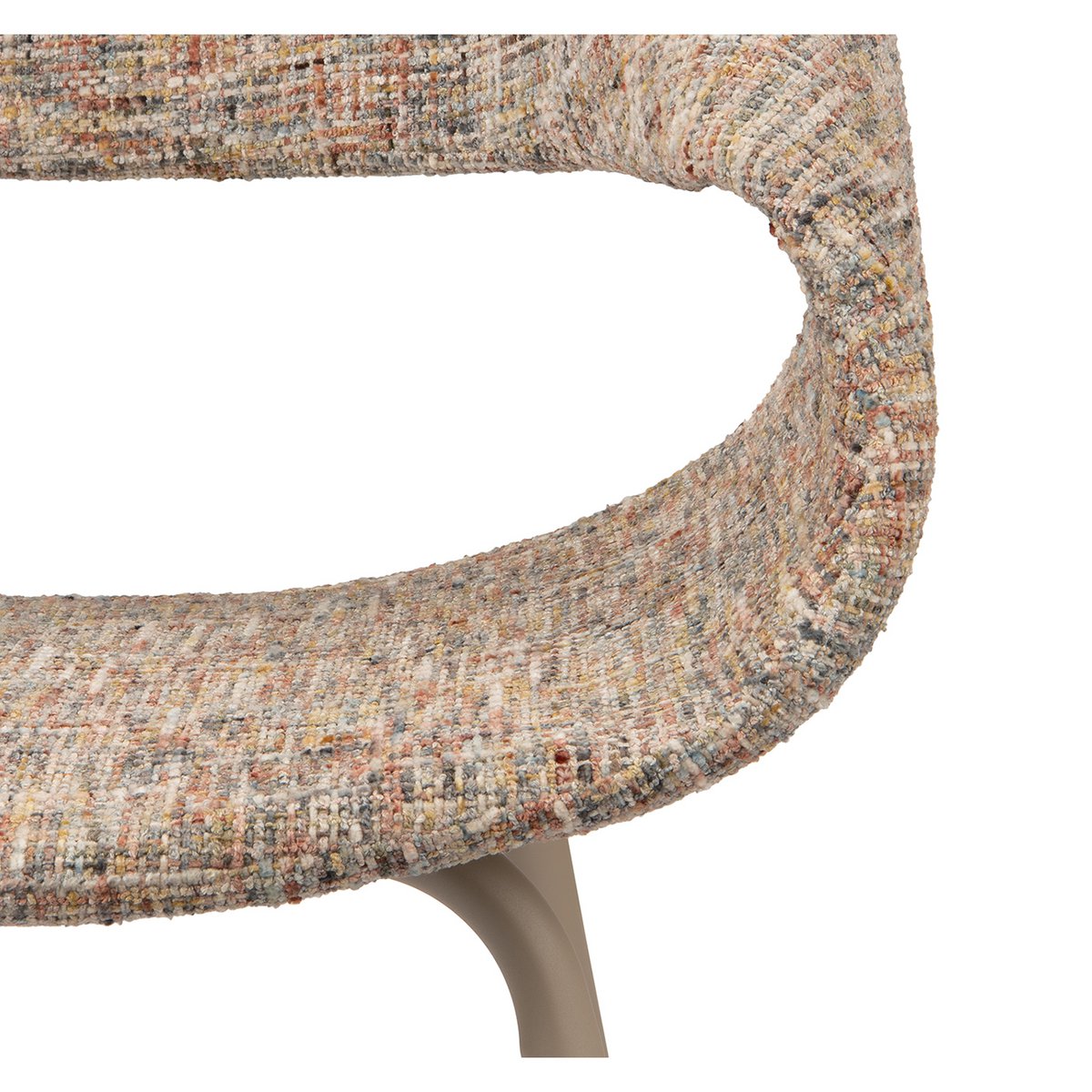 Elegant Hand-Finished Whale Chairs in Neutral Tones - Set of 2