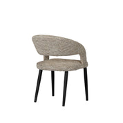 Elegant Hand-Finished Tusk Chairs in Neutral Tones - Set of 2