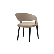 Elegant Sand White Tusk Chairs, Hand-Finished Craftsmanship