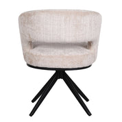 Elegant Hand-Finished Avena Chairs in Cream - Artisanal Design