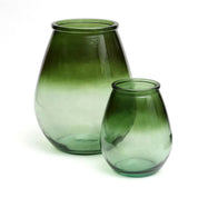 Handcrafted Qiezi Vase - Timeless Artisan Design in Green