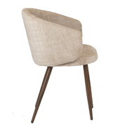 Elegant Hand-Finished Luna Chairs in Cream - Artisanal Craftsmanship