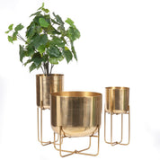 Timeless Handmade Brass Planter on Stand - Premium Artisan Design