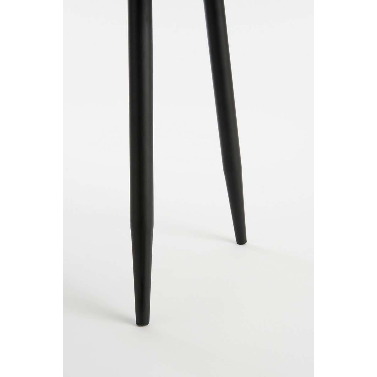 Modern Black Metal Nesting Side Table Set (2 pcs)