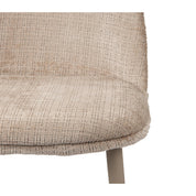 Elegant Hand-Finished Egg Chair Set in Cream, Minimalist Design