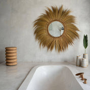 Umiko spiral teak stool