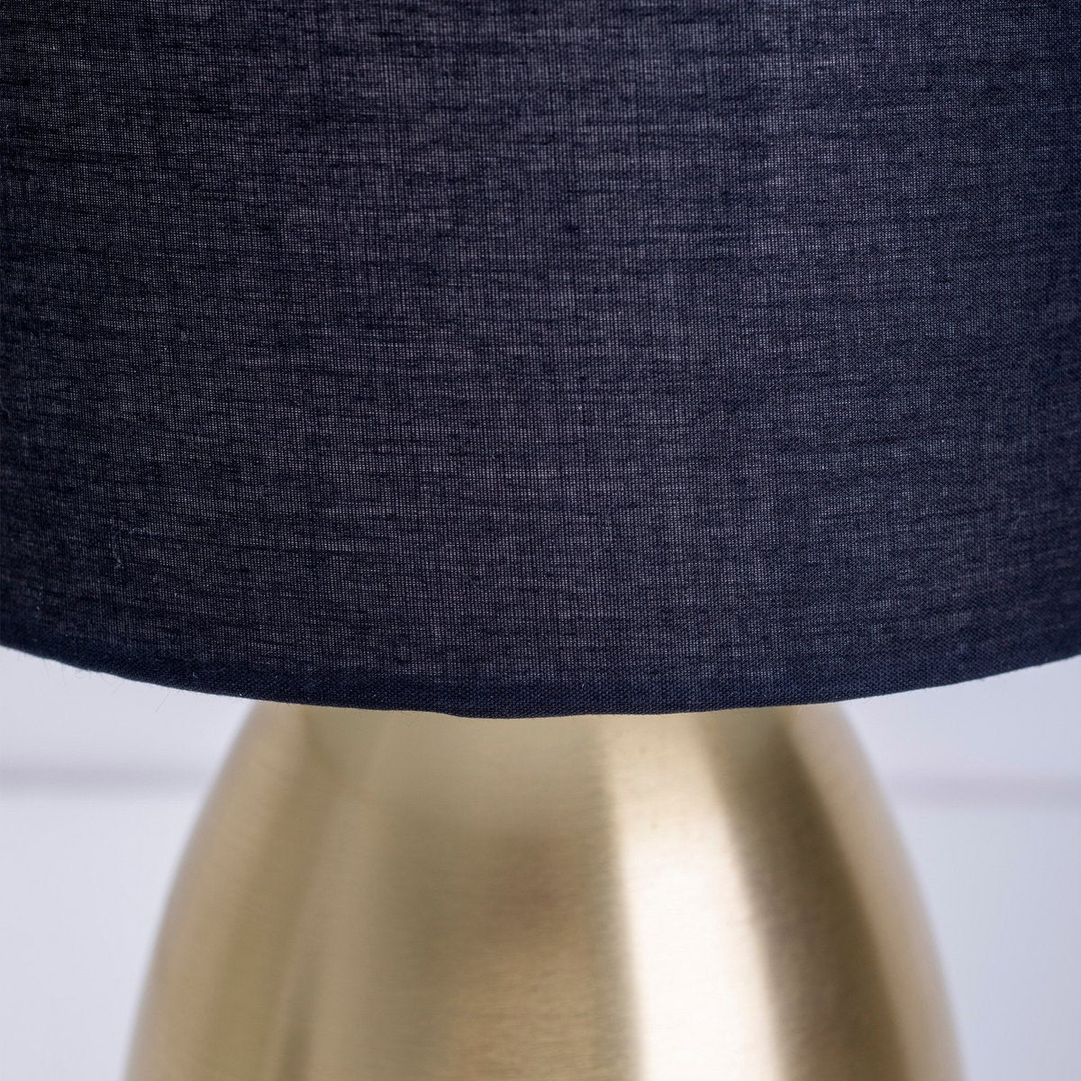 Timeless Luxury Handmade Table Lamp in Gold and Black Design