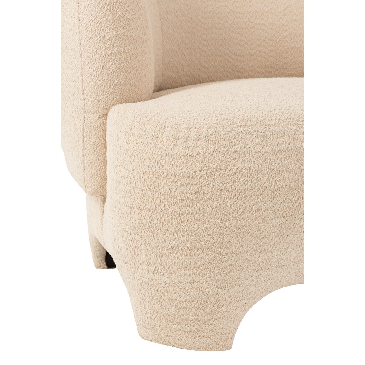 Élois Knit Lounge Chair – Soft Ivory Bouclé