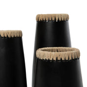 Timeless Artisan Crafted Black Natural Vase - Luxury Design