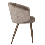 Refined Mink Luna Chairs - Hand-Finished Artisanal Elegance