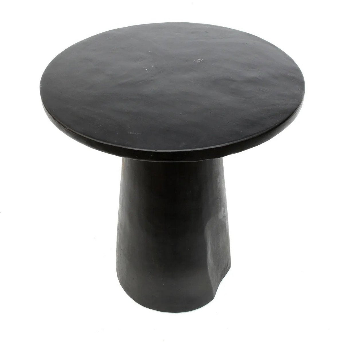 Timeless Handmade Artisan Side Table in Premium Black Finish