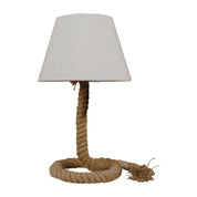 Handcrafted Luxury Table Lamp with Artisan Design and Jute
