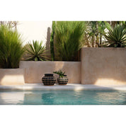 Luxury Handmade Artisan Belly Vase in Timeless Black Natural